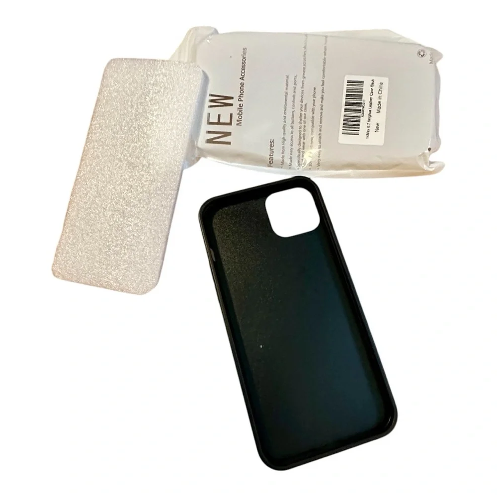 Cell phone case for iPhone 14 Pro black wallet case w/ring holder NWT